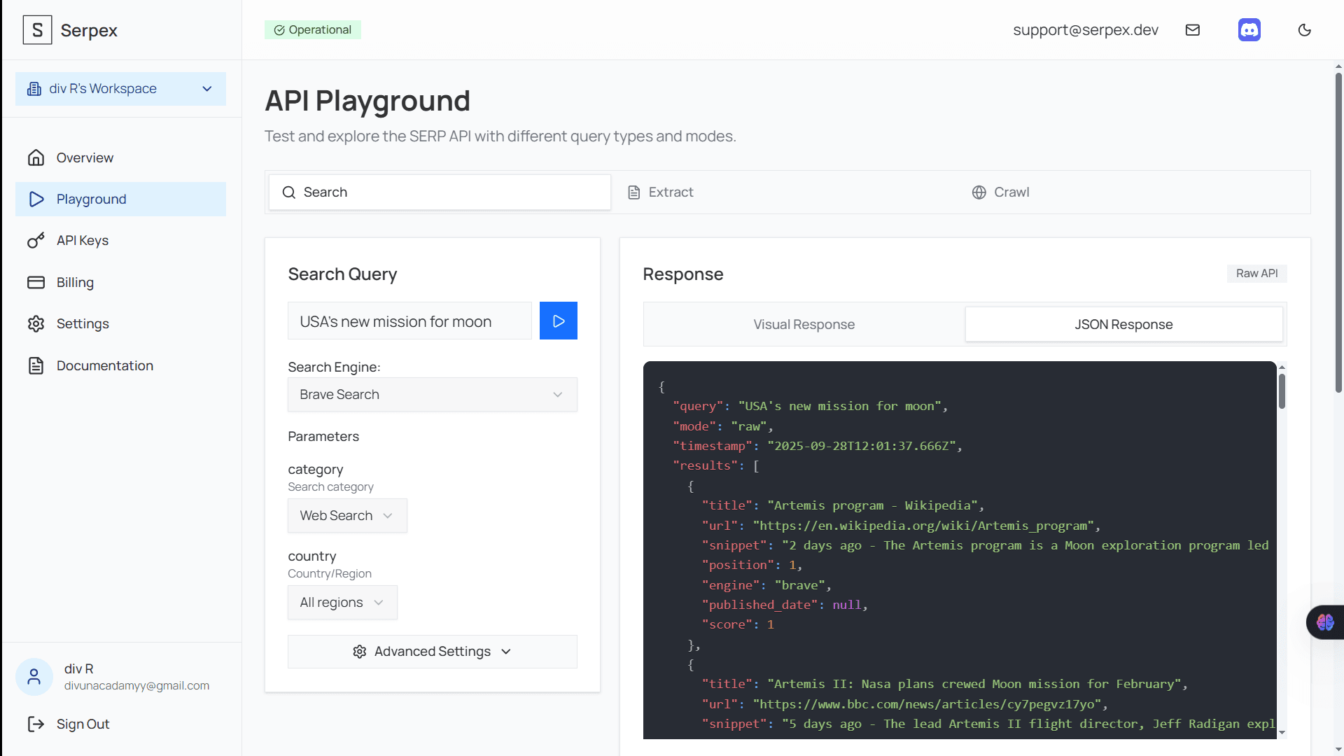 Playground for Testing